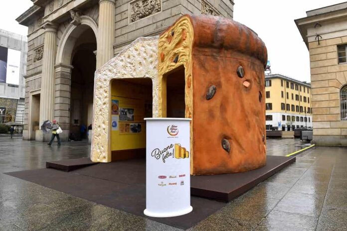 Unione Italiana Food Buone Fette Installazione Vivere le Fette Milano