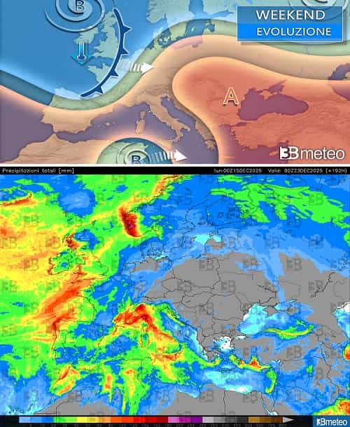 3BMeteo - Maltempo a Natale Maltempo Natale Italia