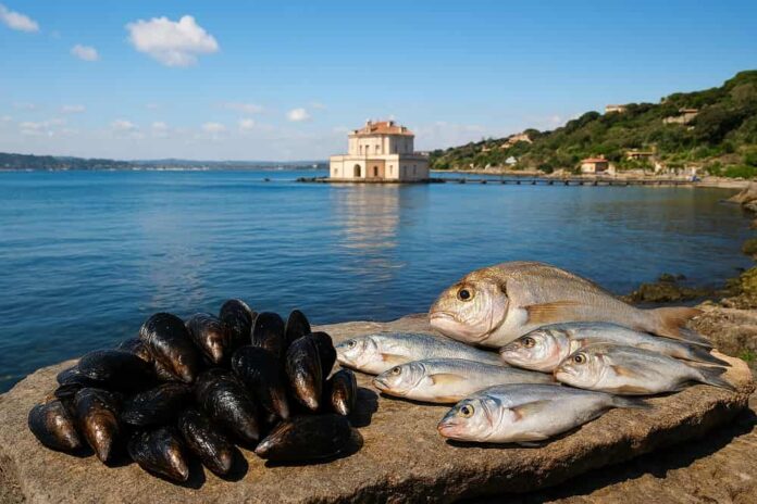 Parthenope Bacoli Blue Sea - Casina Vanvitelliana cozza e pescato -