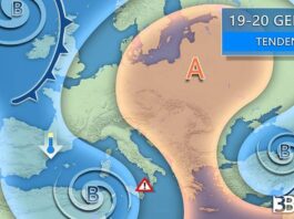 meteo weekend 16 gennaio
