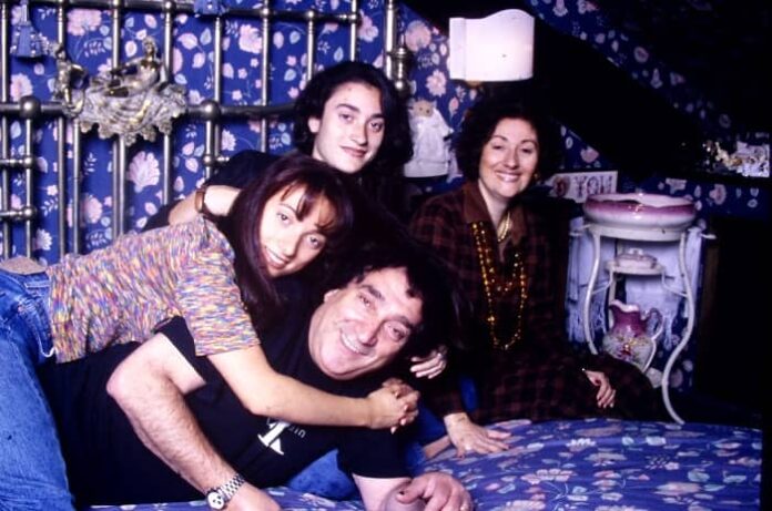 Tony Dallara con la famiglia