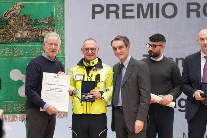 Attilio Fontana e Guido Bertolaso - Areu Premio Rosa Camuna 2026