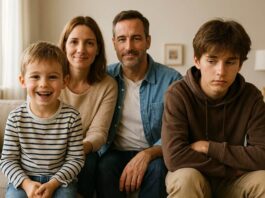 Famiglia con bimbo e un adolescente fragilità emotive