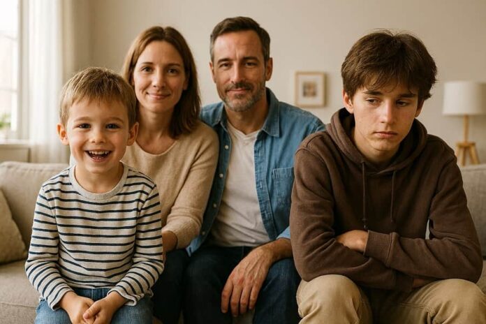 fragilità emotive Famiglia con bimbo e un adolescente fragilità emotive