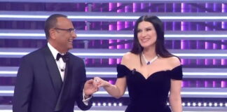 Festival di Sanremo - prima serata - Carlo Conti e Laura Pausini