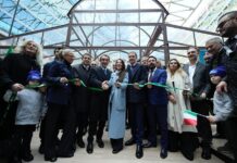Olimpiadi 2026, inaugurata a Milano Casa Lombardia Inaugurazione Casa Lombardia 2026 Taglio Nastro