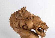 Loreto Soro - Testa del cavallo in terracotta (1967)