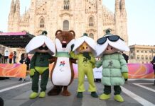 Paralimpiadi 2026 - Piazza Duomo - mascotte
