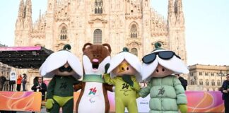 Paralimpiadi 2026 - Piazza Duomo - mascotte