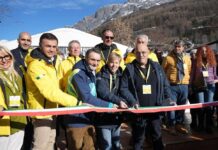 Valtellina Olimpiadi 2026: eccellenze al Villaggio Coldiretti Valtellina - Olimpiadi Milano Cortina 2026 - Fontana, Prandini e Sertori - taglio nastro Villaggio Coldiretti