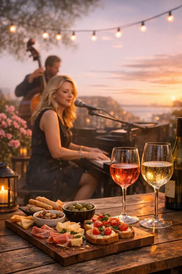 Aperitivo di primavera in musica Aperitivo di primavera e musica jazz