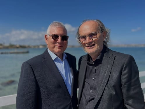 Dr. Calogero Termini Direttore Sanitario e Marcello Strada AD Hibiscus a dx