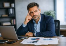 Imprenditore di PMI stress da decisione