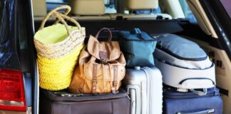 un lungo viaggio in auto