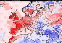 Ondata di caldo in Europa: anticiclone fino a 35°C Ondata di caldo in Europa - anomale temperature a 1500 m
