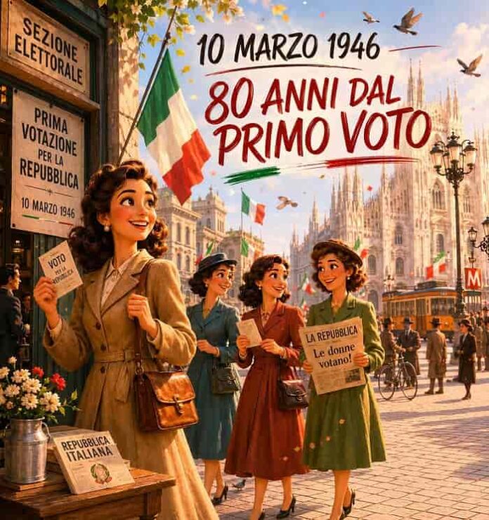 Diritti delle donne - Primo Voto 1946 - courtesy of Amedeo Punellli Diritti delle donne - Primo Voto 1946