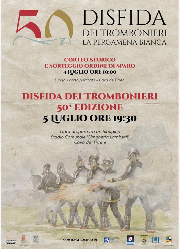 LOCANDINA DISFIDA Disfida dei Trombonieri Cava