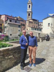 Sindaco Giuseppe Rebuttato con il nostro direttore