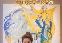 Surrealismo Dorato di Aleksandra Istorik illumina Stresa Surrealismo Dorato